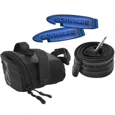 Image de Schwalbe sacoche 07 litre avec chambre à air 28 x 1 noir