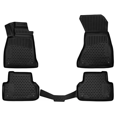 Afbeelding van Element Hoogwaardige 3D antislip rubberen vloermatten voor Audi A5 03/2016 4WD 4 wielaandrijving