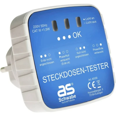 Afbeelding van As Schwabe 45100 Stopcontacttester