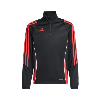 Afbeelding van adidas Performance TIRO 24 Track Longsleeve voor kinderen, Maat: 164, Black/pure ruby