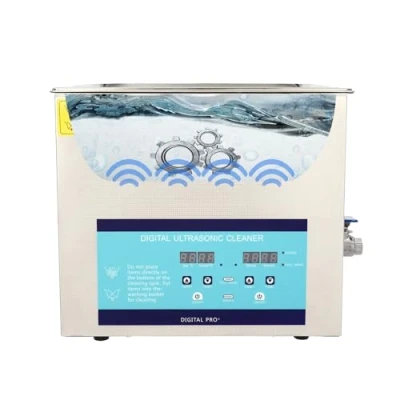 Afbeelding van ultrasone reiniger, 10 liter, verwarmingsvermogen 240 W, ultrasoon vermogen 250 40 kHz, voor sieraden, brillen, reiniger