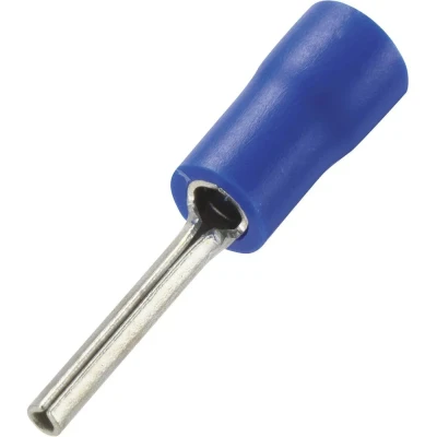 Afbeelding van TRU COMPONENTS 739335 Stiftkabelschoen 1.50 mm² 2.50 Deels geïsoleerd Blauw 100 stuk(s)
