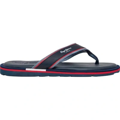 Afbeelding van Pepe Jeans Barrel Teensandalen, Heren, Maat: 42, Navy Kunststof