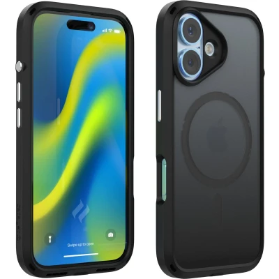 Afbeelding van Catalyst Influence Case with MagSafe iPhone 16 Stealth Black CATDMSPH16BLKM