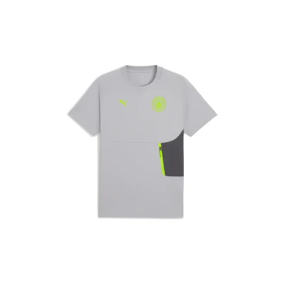 Afbeelding van Manchester City PUMATECH T shirt met zakje voor Heren, Groen/Grijs, Maat S