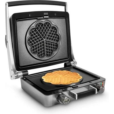 Afbeelding van FRITEL WaffleTastic hartjeswafelijzer® CW 3668 Wafelmaker Hartjeswafels Uitneembare bakplaten Flip over systeem 1600 Watt Incl. timer