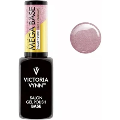 Afbeelding van Victoria Vynn Mega Base Nagellak, hard, lang, UV, LED, glitter, hybrid gel (Peachpuff, 8 ml)