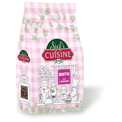 Afbeelding van Yamipets Sjef&#039;s Cuisine Sensitive Lam&amp;Rijst Hondenvoer 3 kg Glutenvrij