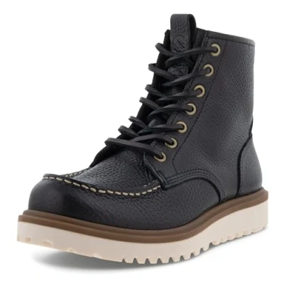 Afbeelding van ECCO Veterboots, Dames, Maat: 39, Black Leer