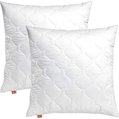 Afbeelding van sleepling 191118 Komfort 100 Set van 2 sierkussens, zetelkussen, wasbaar op 60 graden, vervaardigd in de EU, 40 x cm, wit