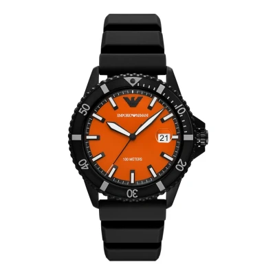 Afbeelding van Emporio Armani Heren Horloge 42 mm Zwart