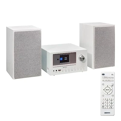 Afbeelding van Medion DAB+ Life P85003 Audiosysteem Internet FM stereo radio 40 Voorkeuzezenders Bluetooth 5.0 CD speler WiFi USB 2 x 15 Watt