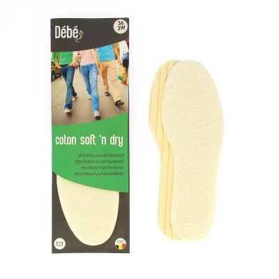 Afbeelding van DEBE Coton soft &#039;n dry Vocht absorberende en antibacteriële inlegzool 35