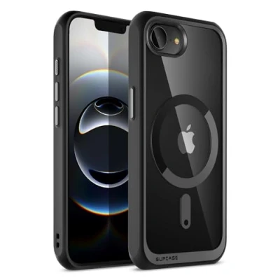 Afbeelding van Supcase, Beschermhoes MagSafe Geschikt voor Apple iPhone 16e Schokbestendig Multilayer, Zwart