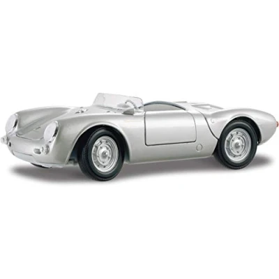 Afbeelding van Maisto Voertuig Porsche 550A Sypder 1956 schaal 1/18, M31843, Grijs