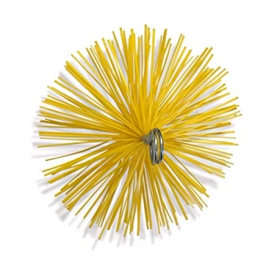Afbeelding van Synthetische egel voor schoorsteenveger omhulde buizen Diameter 150 mm Stalen mondstuk met schroefdraad M12 x 1,75 Open haarden, ketels, kachels, leidingen, dakgoten Kibros 4ESS15b