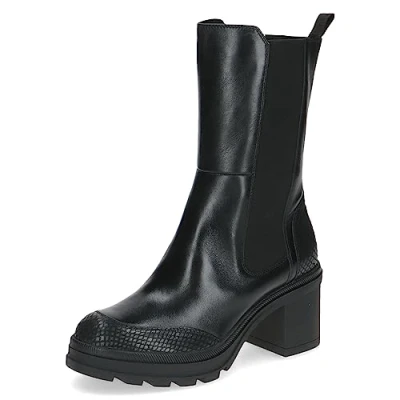 Afbeelding van Caprice Laarzen, Dames, Maat: 41, Black comb Leer