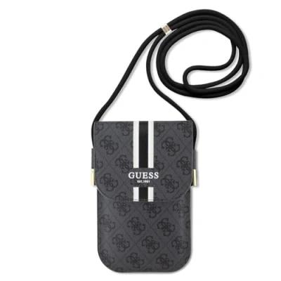 Afbeelding van Guess 4G Printed Stripe Tas (Scherm tot 7 Inch) Zwart
