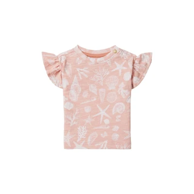 Afbeelding van Noppies Meisje T shirt Covina Peach Beige 86