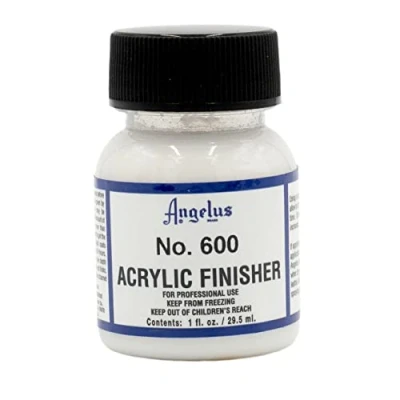 Afbeelding van Angelus Acrylic Finisher 600 vernish voor leren stoffen acrylbasis Normale afwerking 29,5ml