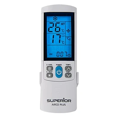 Image de Superior AirCo Plus Télécommande affichage LCD infrarouge