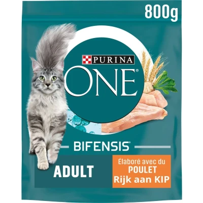 Afbeelding van Purina ONE Adult Kip Volkoren Granen 8x 800 gr