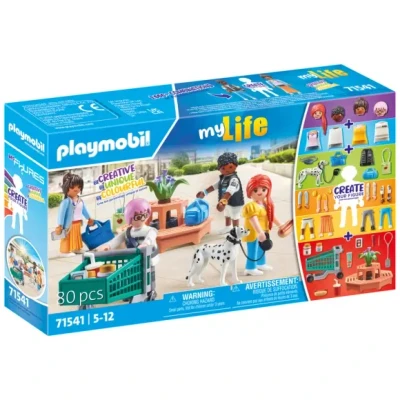 Afbeelding van Playmobil My Life Figures: Shopping 71541
