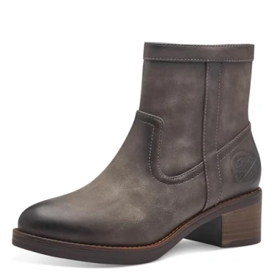 Afbeelding van s.Oliver Stiefelette Korte laarzen, Dames, Maat: 38, Cigar Kunststof
