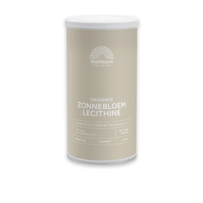 Afbeelding van Mattisson Zonnebloem Lecithine Poeder Biologisch 180g