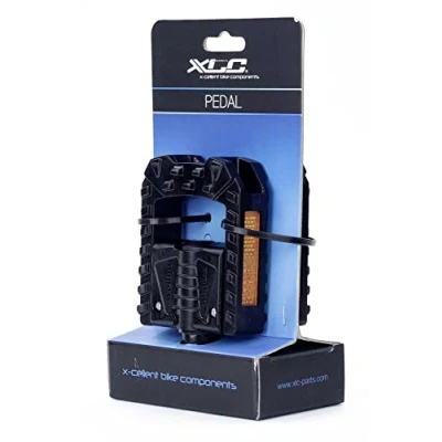 Afbeelding van XLC Folding PD F03 Vouwbare Fietspedalen Stadsfiets Antislip 9/16&quot; PVC Zwart