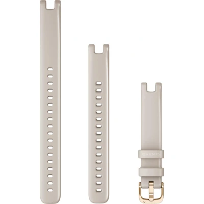 Afbeelding van Garmin Lily Siliconen Horlogebandje 14mm Wearablebandje Light Sand