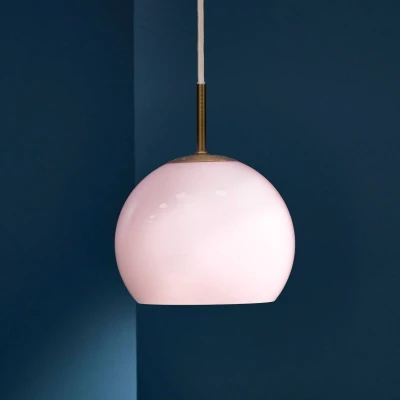 Afbeelding van Frandsen Ball glass hanglamp Ø18 Opal Rose