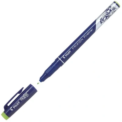 Afbeelding van Pilot FriXion Lichtgroene Fineliner Uitwisbare viltstift met 0.45mm schrijfbreedte