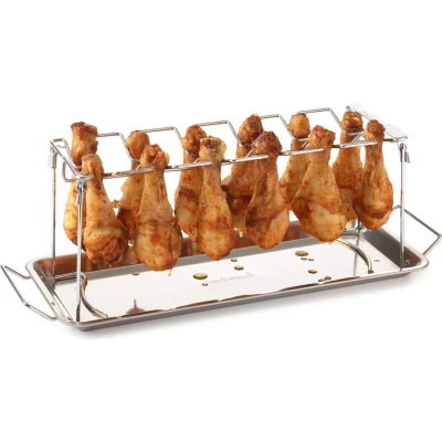 Afbeelding van Barbecook Barbecue Kippenvleugelhouder 37,5 Cm Zilver