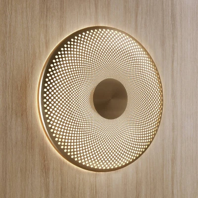 Afbeelding van Northern Glint wandlamp LED Ø36 messing