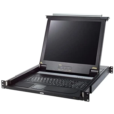 Afbeelding van ATEN CL1000 KVM console LCD 17 1 poort VGA/PS2 USB Clav. FR