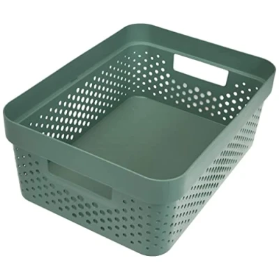 Afbeelding van Curver Infinity Recycled Dots Opbergbox 11L Groen