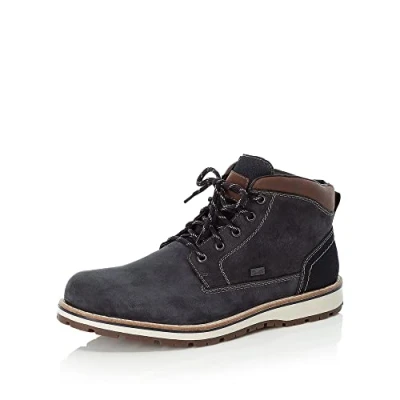 Afbeelding van Rieker Veterboots, Heren, Maat: 45, Navy/kastanie/pazifik Leer