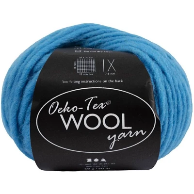 Afbeelding van Wolgarens, turquoise, L: 50 m, gr/ 1 bol