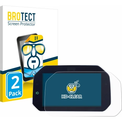Afbeelding van BROTECT Screenprotector voor BMW R 1250 GS 2023 TFT 6.5&quot; Folie Beschermfolie transparant (2 Stuks)