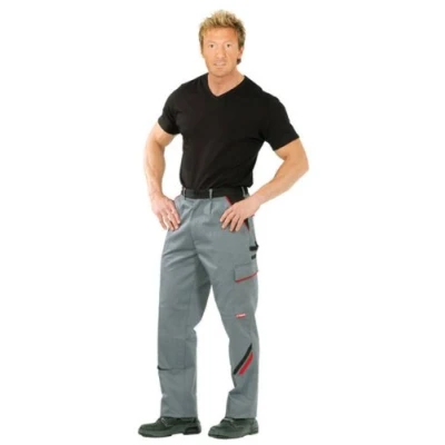 Afbeelding van Planam 2320025 Highline broek maat 25 marine / zink, Rood (leisteen/zwart/rood)