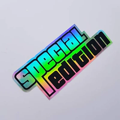 Afbeelding van folien zentrum Special Edition Oilslick zwart 11 x 4,5 cm hoogwaardige tuning autosticker grappige Made in Germany