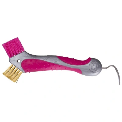 Image de Imperial Riding Cure Pied Scraper avec Brosse Rose