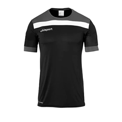 Afbeelding van Uhlsport Offense 23 Shirt Korte Mouw Heren Zwart / Antraciet Wit Maat: L