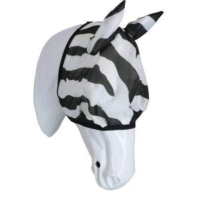 Afbeelding van Bucas Buzz Off Zebra Fly Mask XL