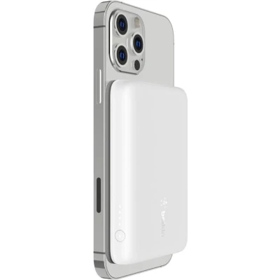 Afbeelding van Belkin Magnetische Draadloze 2500mah powerbank Wit (bpd002btwh)