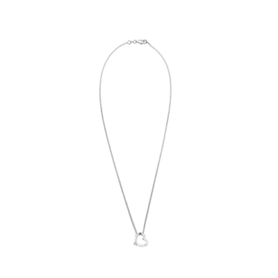 Afbeelding van Elli Heart Basic Ketting, Dames, Maat: 45, Light pink