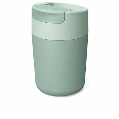 Image de Joseph Sipp mug de voyage, tasse à café et thé hygiénique, étanche réutilisable avec couvercle 340 ml (12 fl. oz) Vert