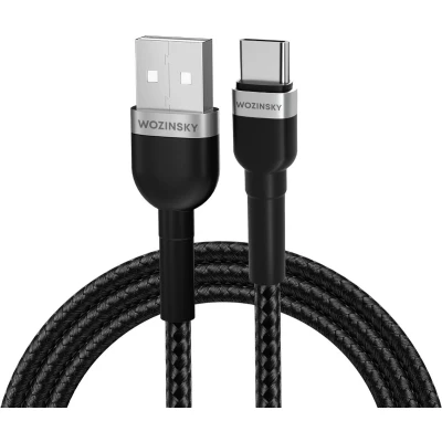 Afbeelding van Wozinsky WNBAC2 USB A/USB C 2.4A kabel 2 m zwart