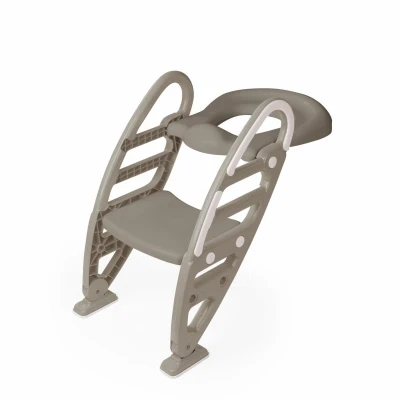 Afbeelding van Dolu Toilet Trainer Adjustable Ladder Stone Grey